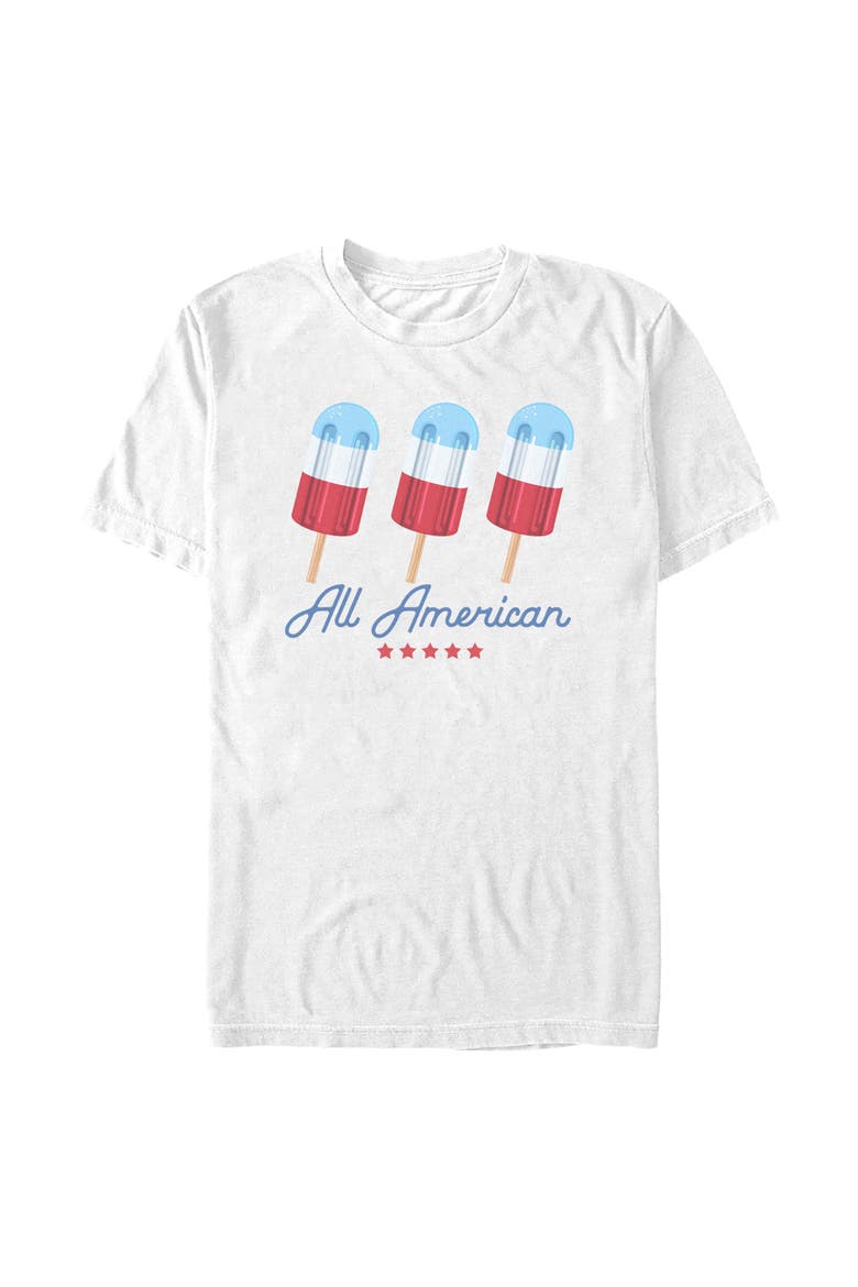 Men's Lost Gods All American Ice Pops  Graphic T-Shirt, Main, color, White