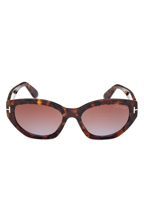 Penny 55mm Geometric Sunglasses
