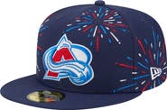 New Era Men's New Era  Navy Colorado Avalanche Americana Fireworks 59FIFTY Fitted Hat