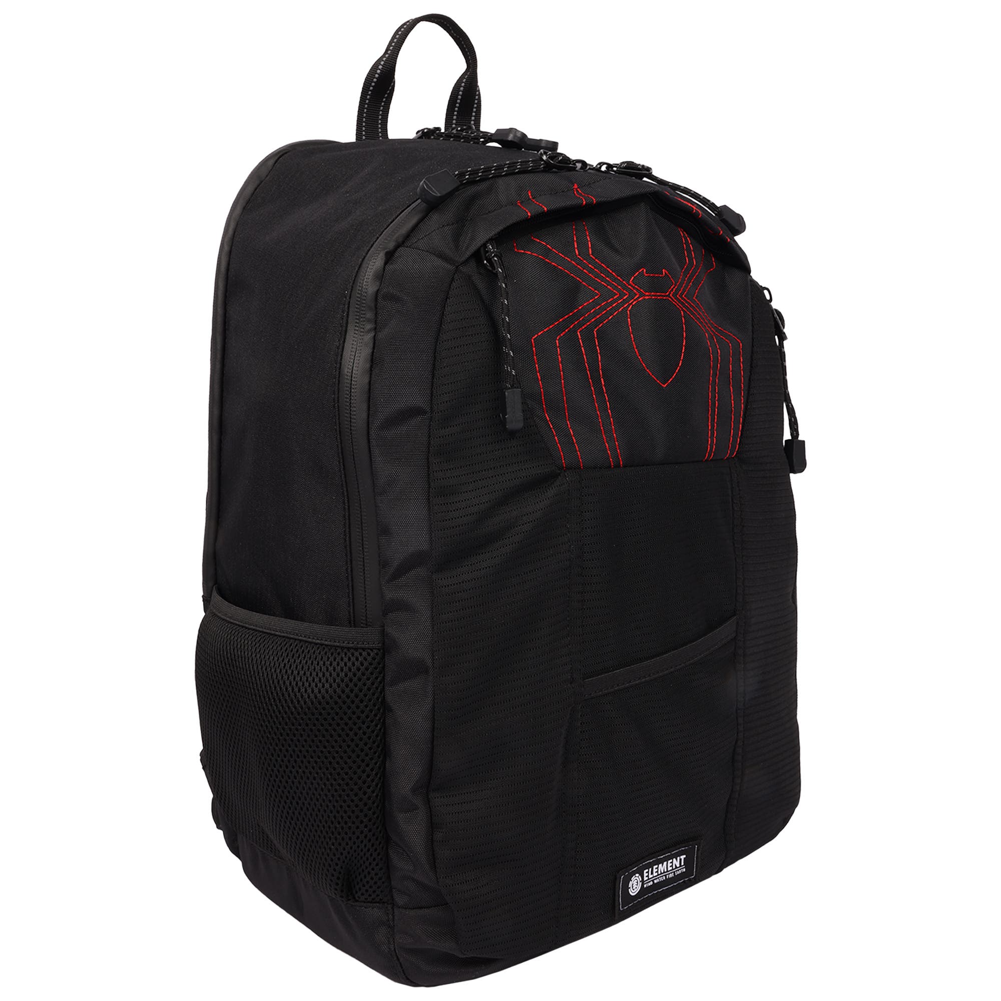 Spider-Man Contrast Stitch Spider Backpack, Alternate, color, BLACK