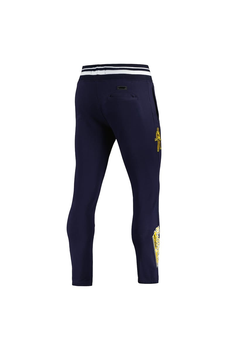 PRO STANDARD Men's Pro Standard Navy West Virginia Mountaineers Script Tail Fleece Sweatpants, Alternate, color, Navy