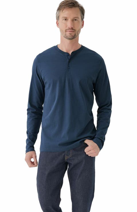 Organic Cotton Softspun Long Sleeve Henley
