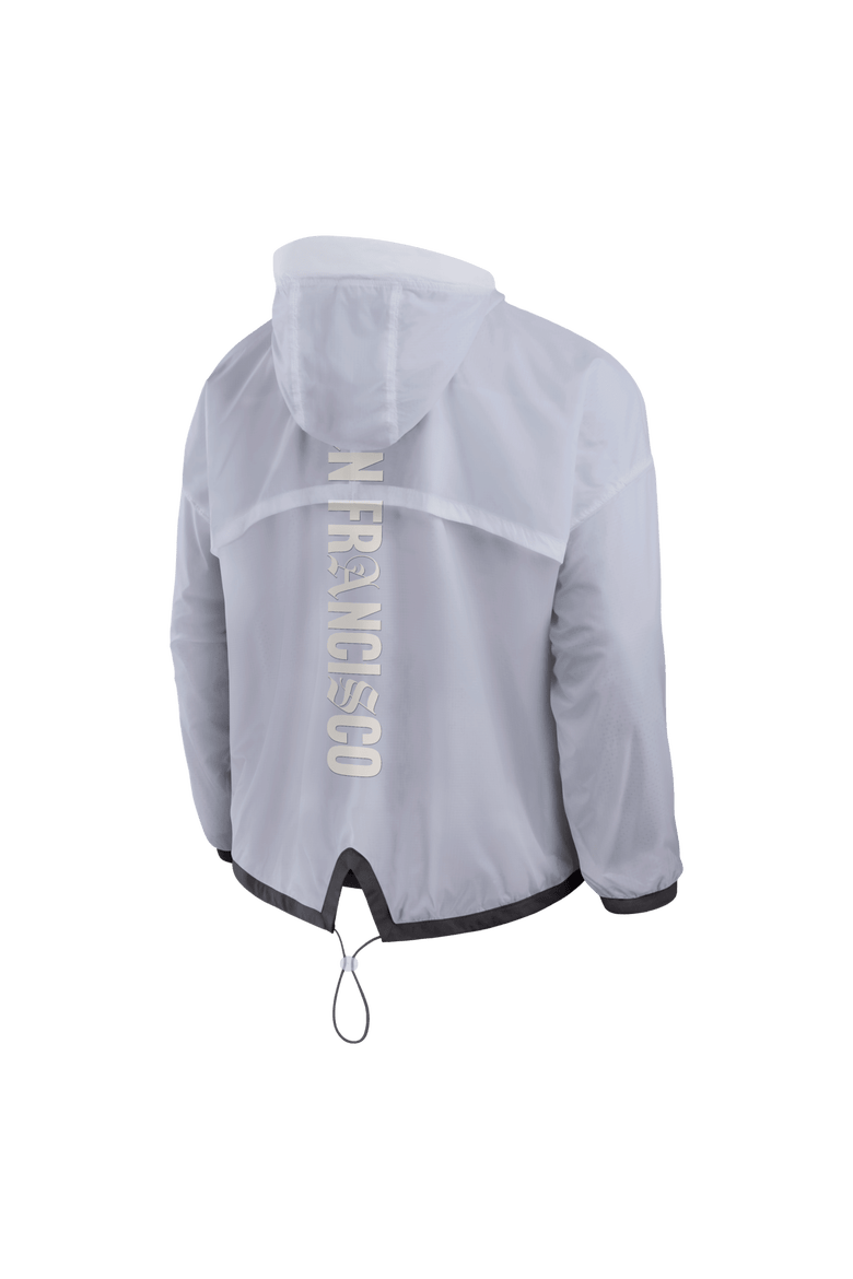 Men's Fanatics White San Francisco 49ers Type Play Down Full-Zip Jacket, Alternate, color, White