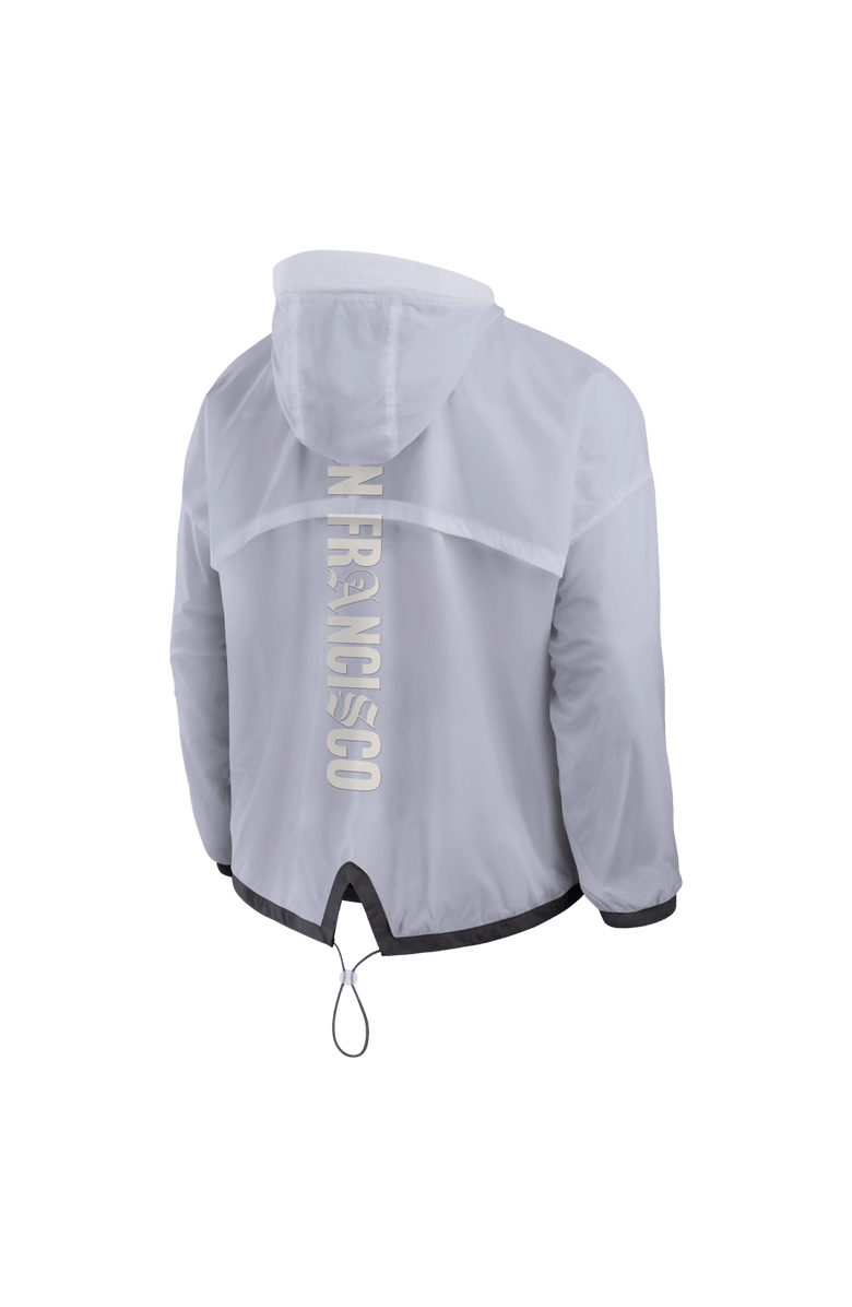 FANATICS Men's Fanatics White San Francisco 49ers Type Play Down Full-Zip Jacket, Alternate, color, White