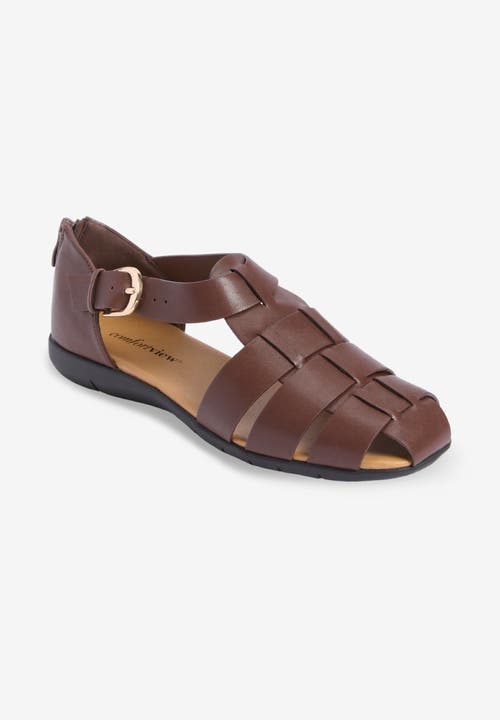 Comfortview The Cooper Fisherman Flat In Brown
