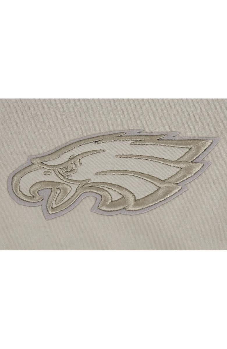 PRO STANDARD Men's Pro Standard Tan Philadelphia Eagles Drop Shoulder T-Shirt, Alternate, color, Tan