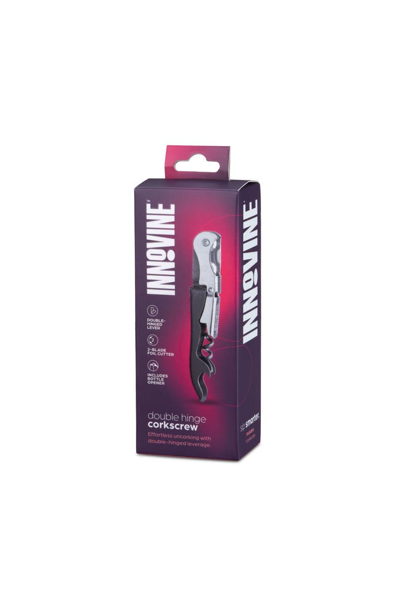 Innovine Double Hinge Corkscrew, Alternate, color, Graphite