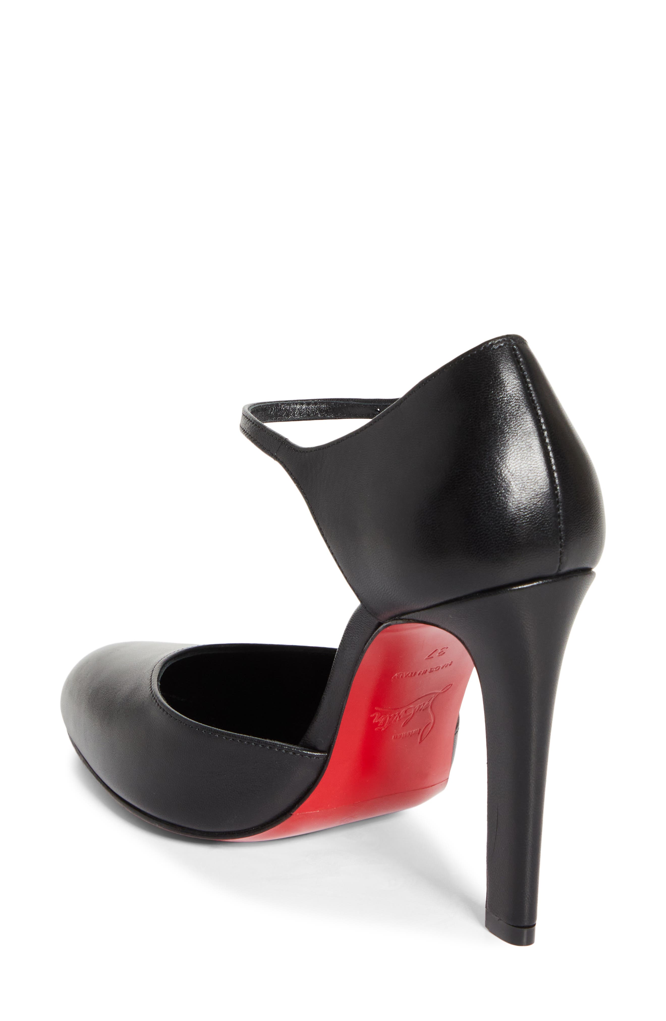 Christian Louboutin Fanny Demie Pump, Alternate, color, Black/ Black
