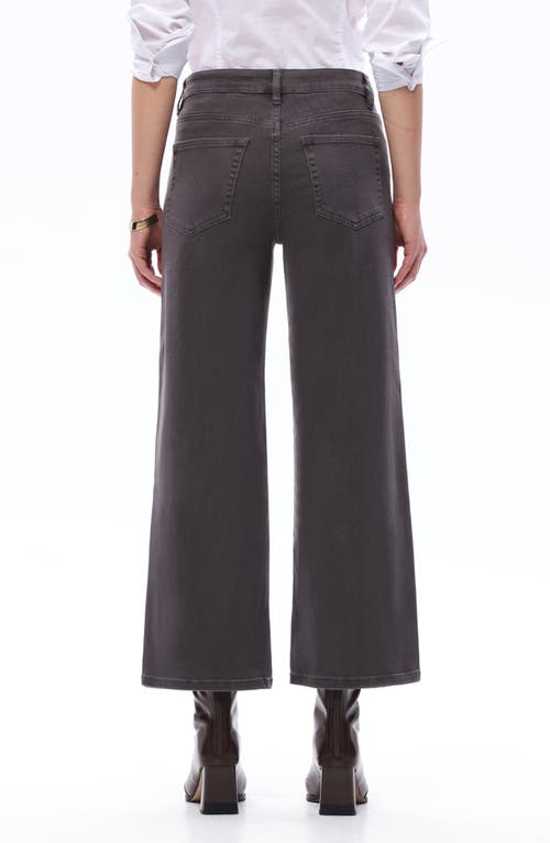 Bayeas Bella Crop Straight Leg Jeans In Gray