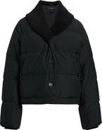 rag & bone Angie Faux Shearling Trim Puffer Jacket
