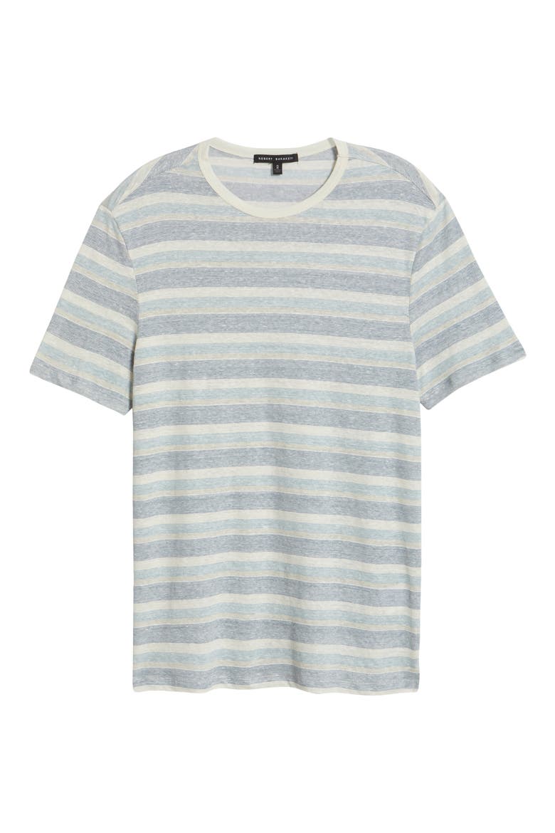 Masino Stripe Crewneck T-Shirt, Alternate, color, BLUE
