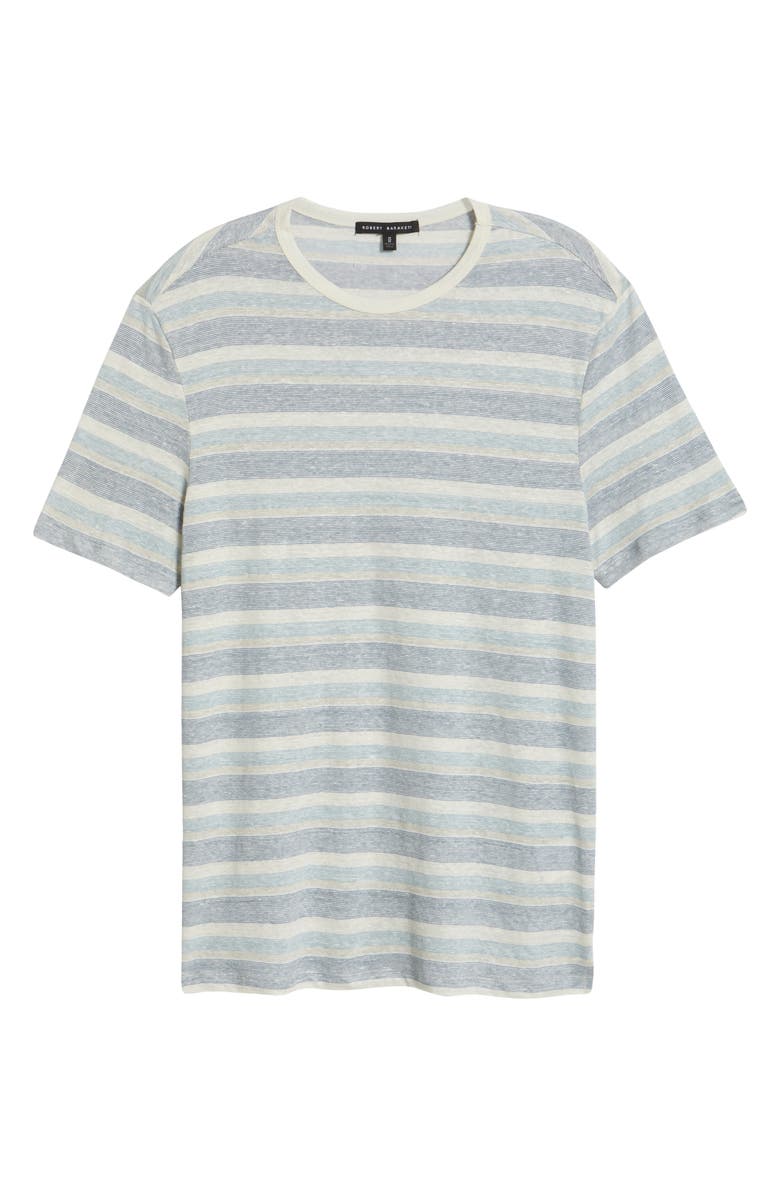 Robert Barakett Masino Stripe Crewneck T-Shirt, Alternate, color, Blue