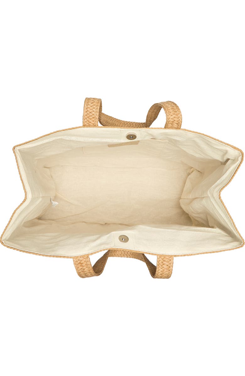 BTB Los Angeles Hola Beaches Straw Tote, Alternate, color,