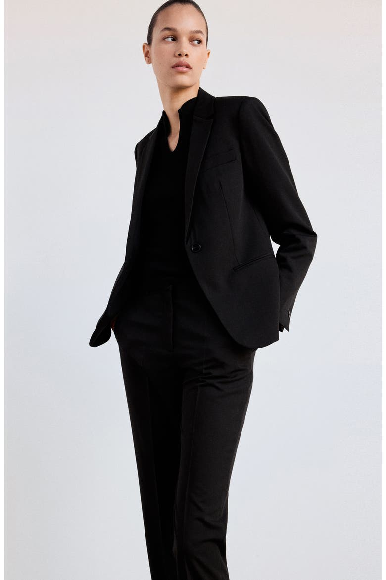Straight Leg Pants, Alternate, color, BLACK