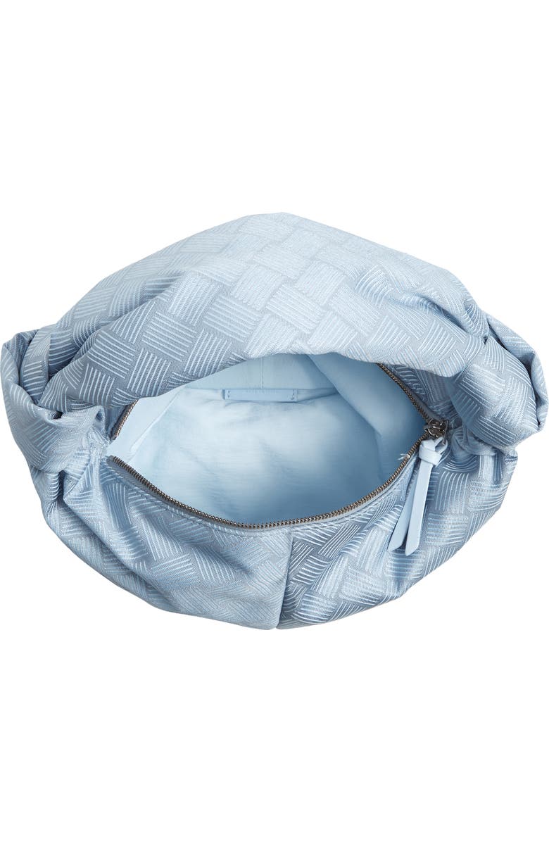 Bottega Veneta Mini Double Knot Jacquard Hobo Bag, Alternate, color,