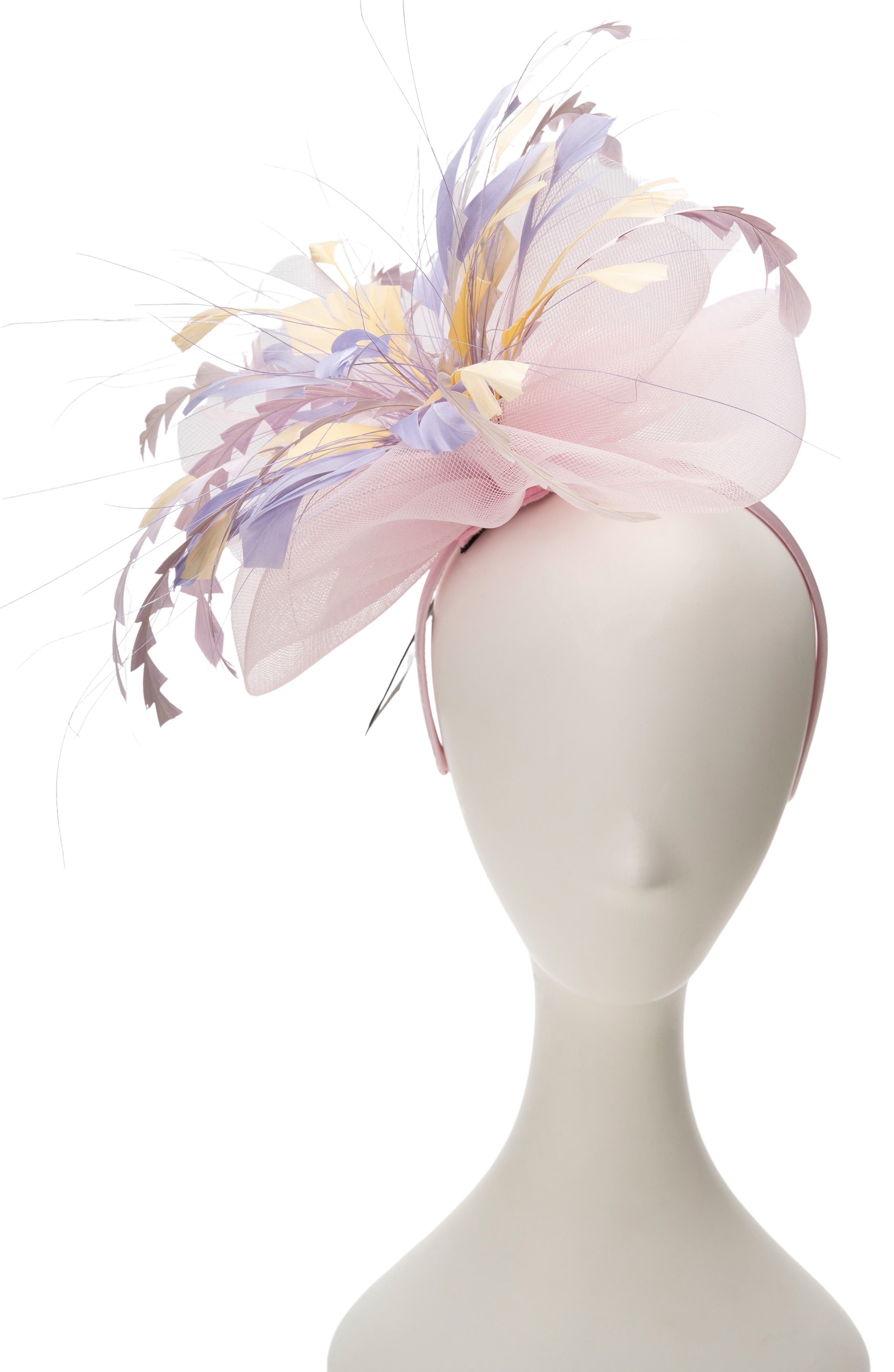 Collection XIIX Multicolor Feather Fascinator