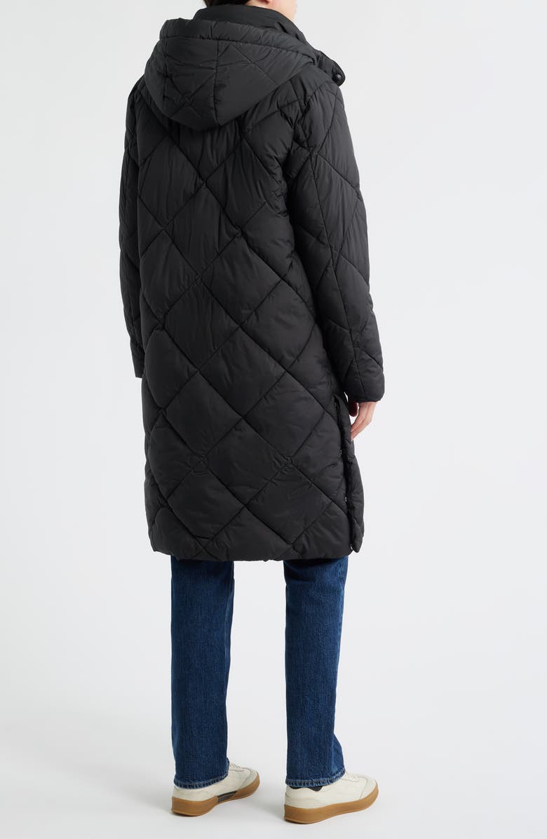 Sam Edelman Hooded Puffer Coat, Alternate, color, Black