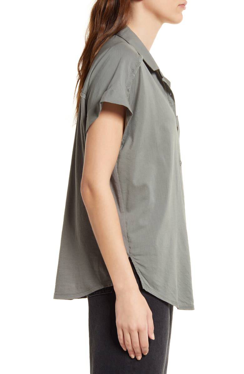 Splendid Paige Button-Up Shirt, Alternate, color, Soft Vob