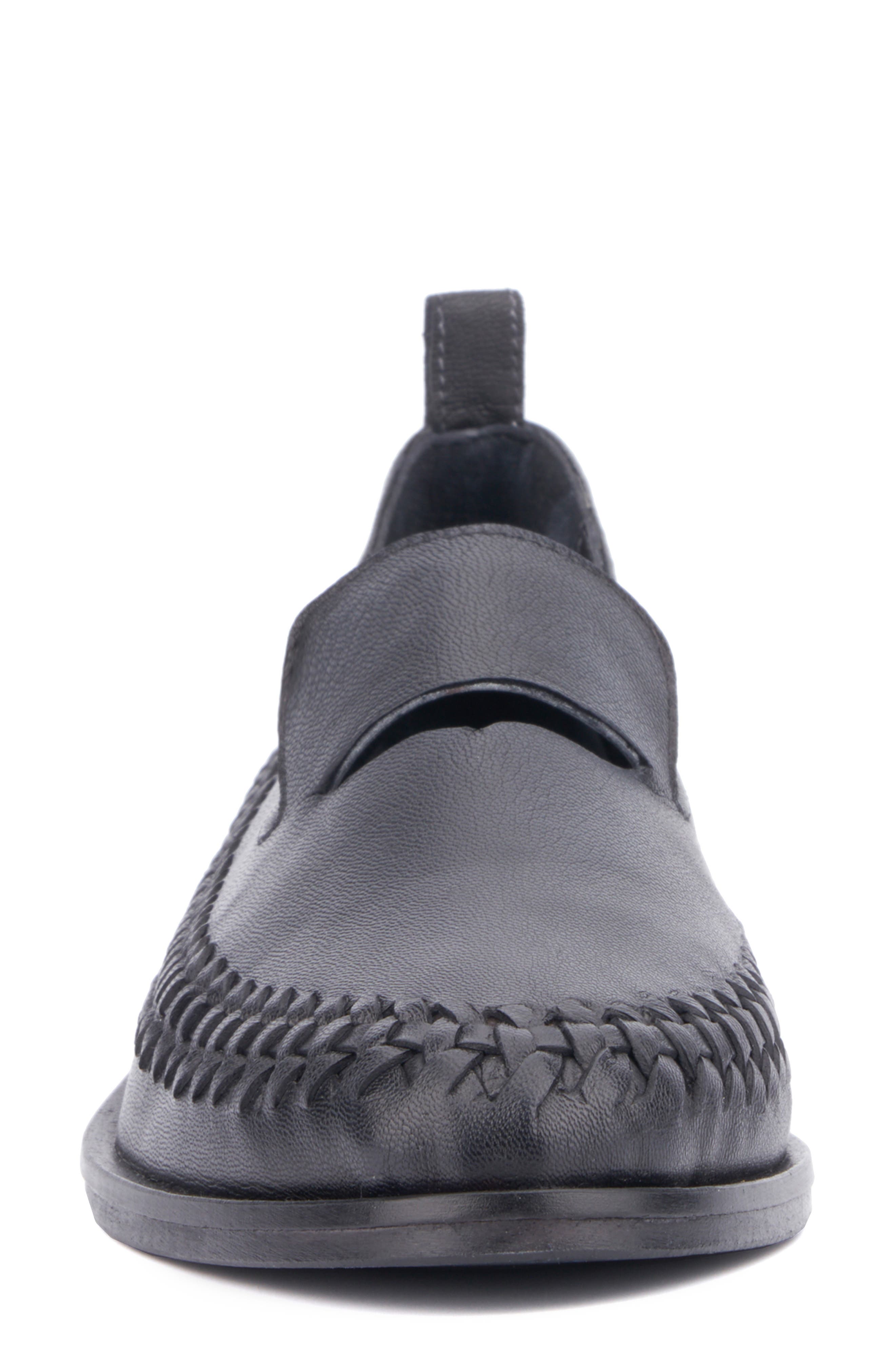 VINTAGE FOUNDRY Haide Whipstitched Loafer, Alternate, color, Black