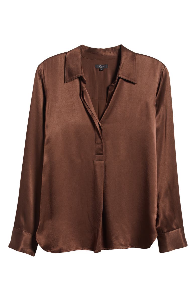 Rails Nissa Satin Button-Up Shirt, Alternate, color,