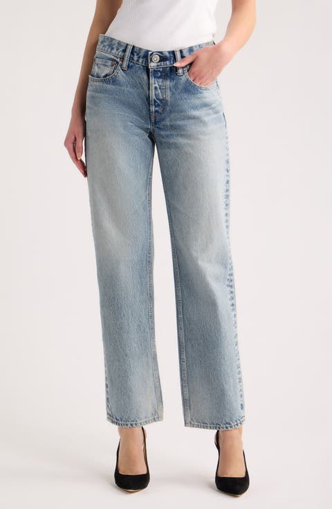 Albany Low Rise Straight Leg Jeans
