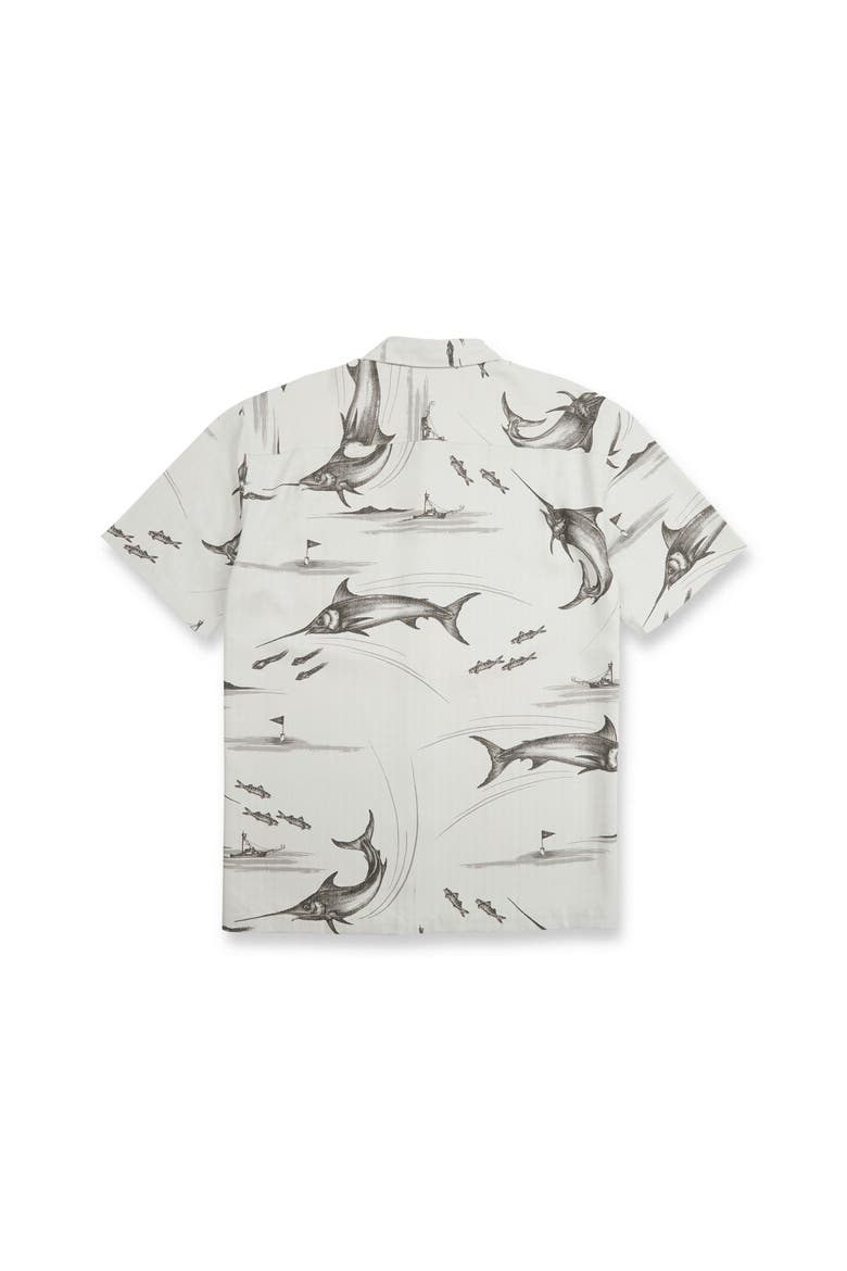 Fish On Short Sleeve Shirt, Alternate, color, HIGH RISE