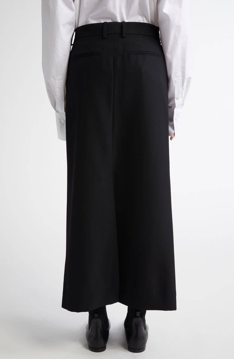 TOTEME Low Waist Straight Skirt, Alternate, color, Black