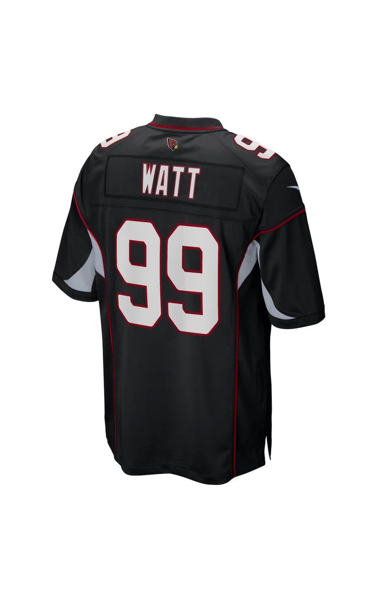 Nike Men's Nike J.J. Watt Black Arizona Cardinals Alternate Game Jersey, Alternate, color,