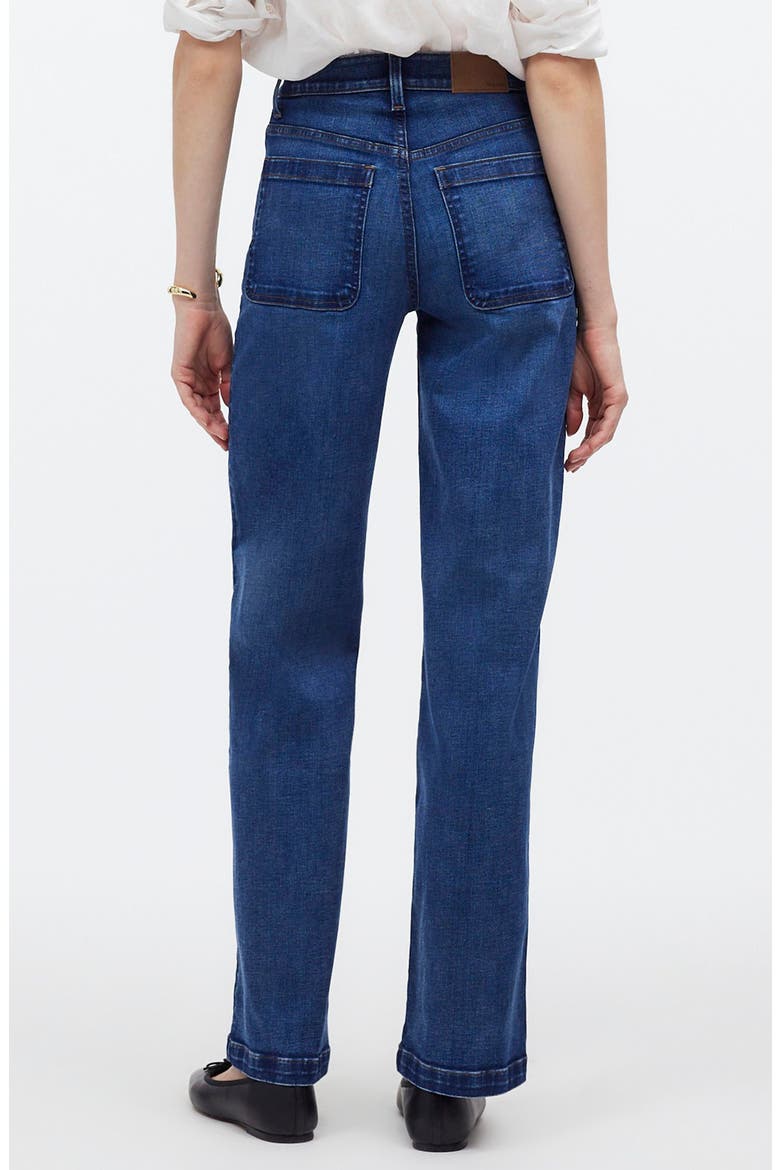 Emmett Patch Pocket Wide Leg Jeans, Alternate, color, ALLENTOWN WASH