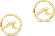 Sterling Forever 14K GOLD STERLING SILVER WAVE