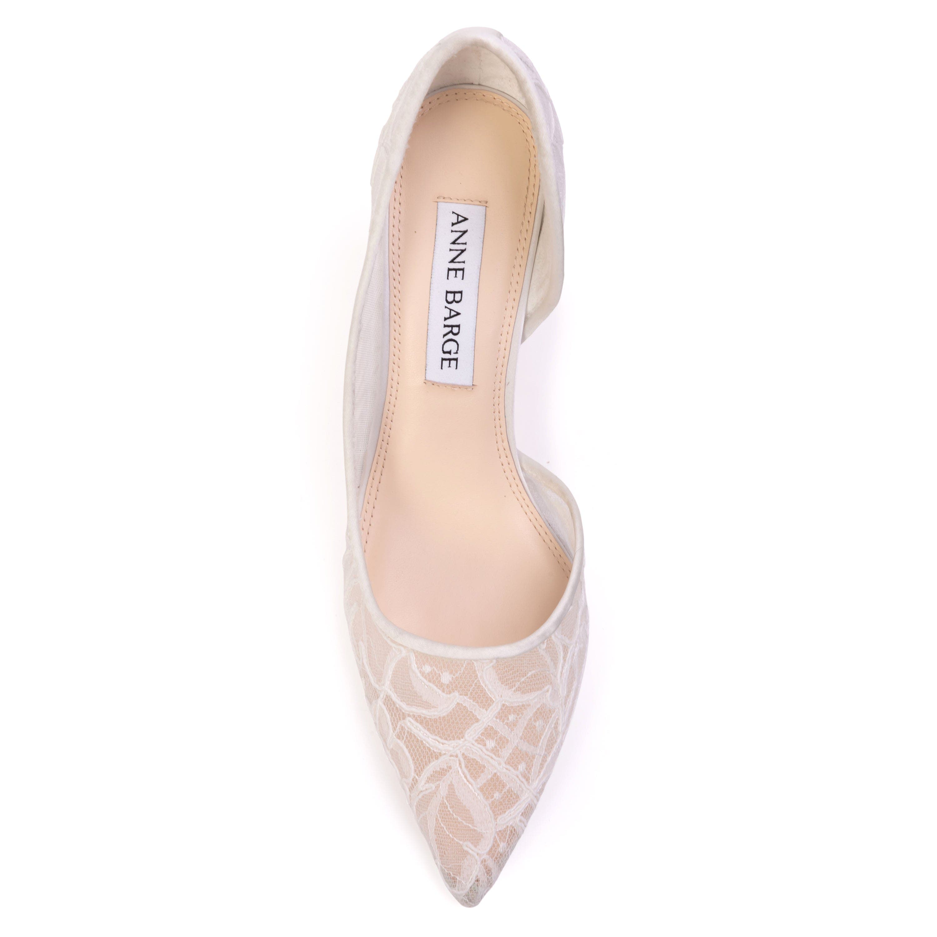 Chantily Pump, Alternate, color, White Lace