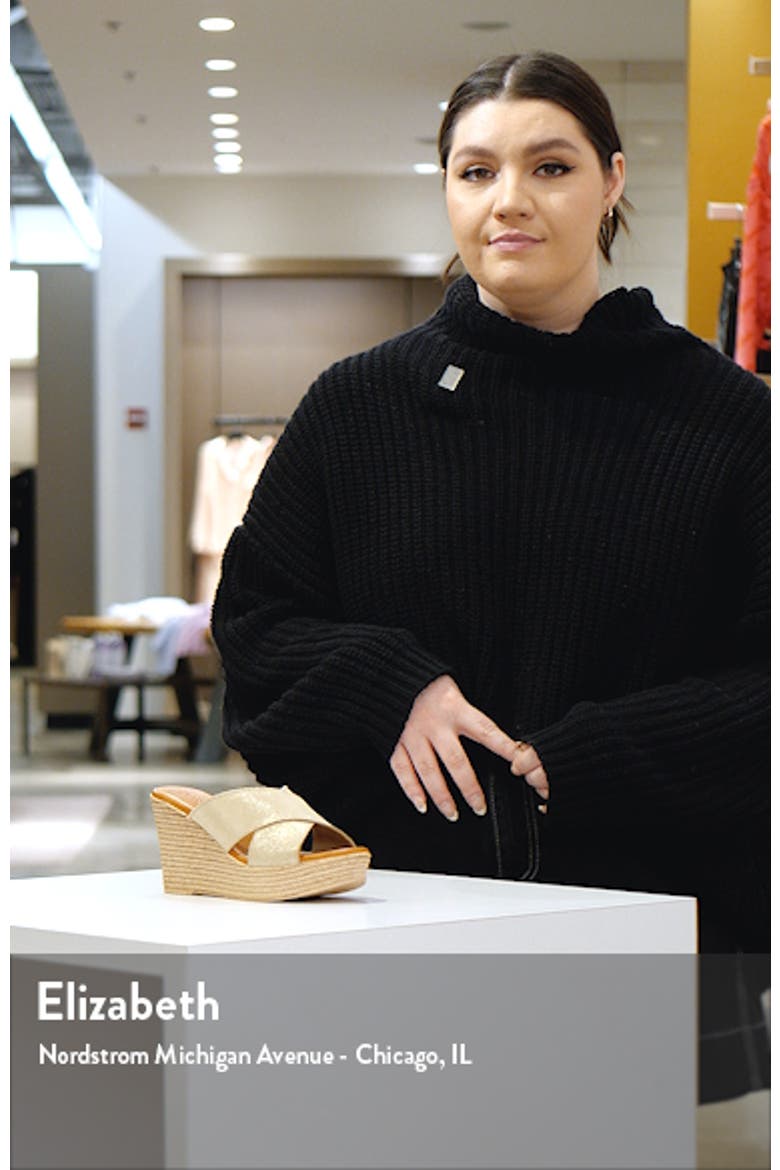 Braylin Espadrille Wedge Sandal video