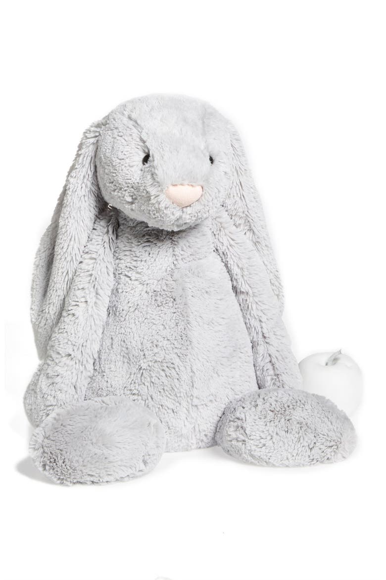 Bunny Stuffed Animal, Main, color, GREY