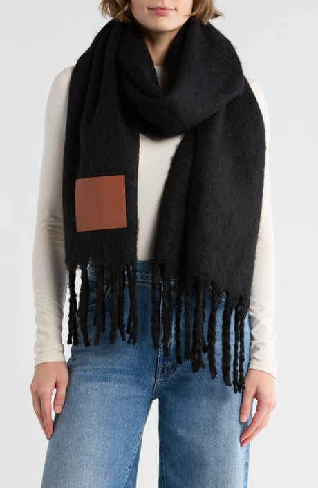 Kurt Geiger London Yarn Dyed Fringe Trim Scarf