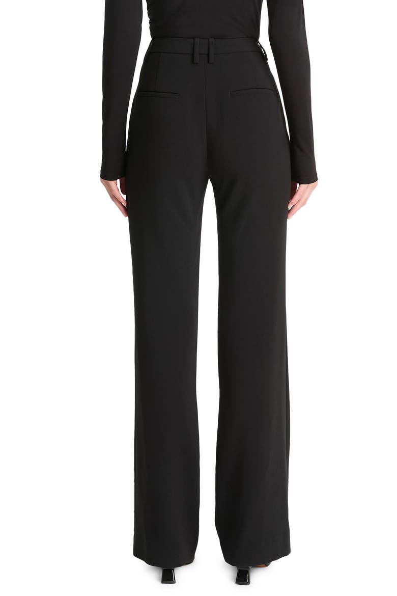Simone Mid Rise Flare Pants, Alternate, color, BLACK
