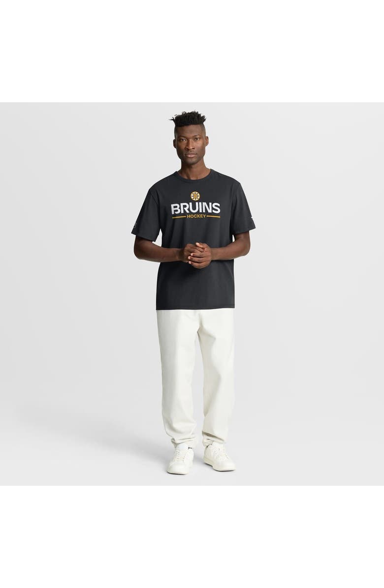 FANATICS Men's Fanatics Black Boston Bruins Authentic Pro Primary T-Shirt, Alternate, color, Black