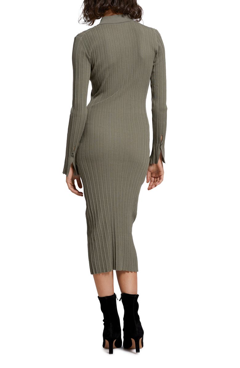 & Other Stories Long Sleeve Rib Sweater Shirtdress, Alternate, color,
