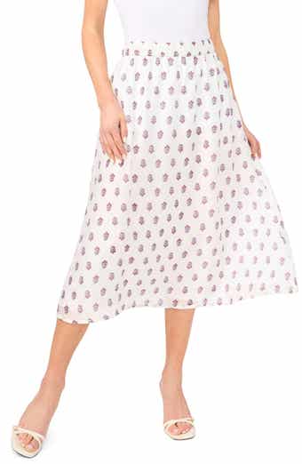 Print Midi Skirt