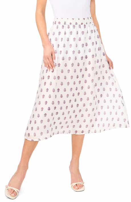 Print Midi Skirt