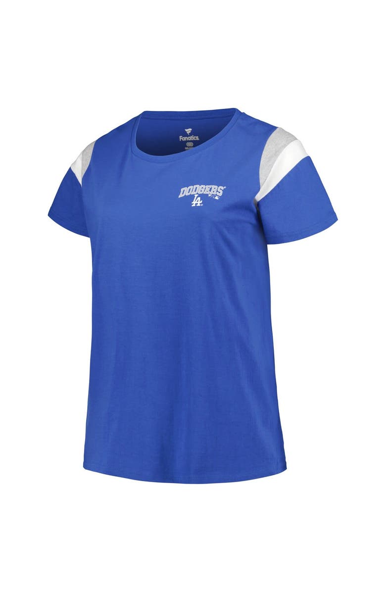 PROFILE Women's Profile Royal Los Angeles Dodgers Plus Size Scoop Neck T-Shirt, Alternate, color, Royal