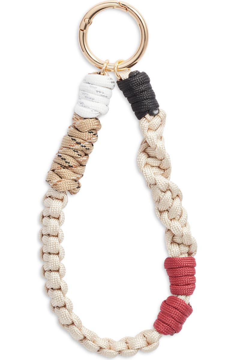 Chelsea28 Paracord Loop Bag Charm, Main, color, Burgundy Multi- Gold