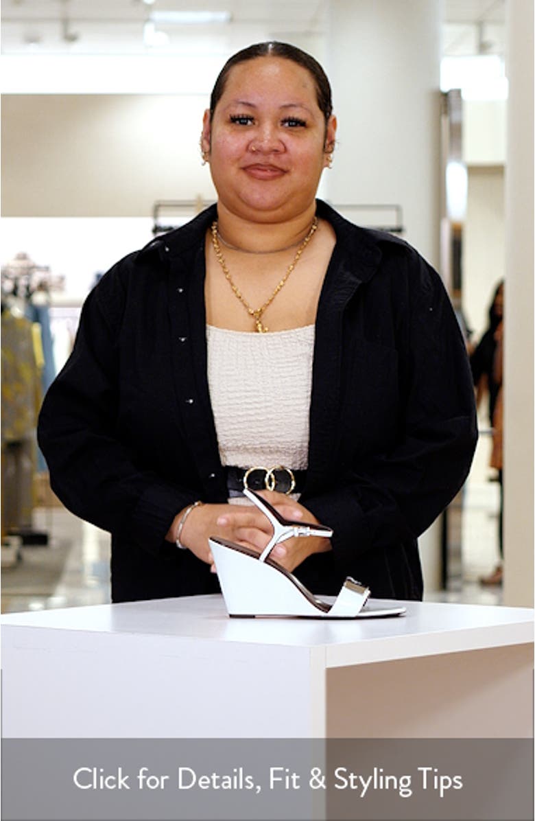 Gigi Ankle Strap Wedge Sandal, sales video thumbnail