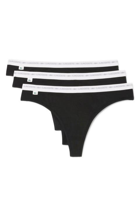 3-Pack Stretch Cotton Thongs