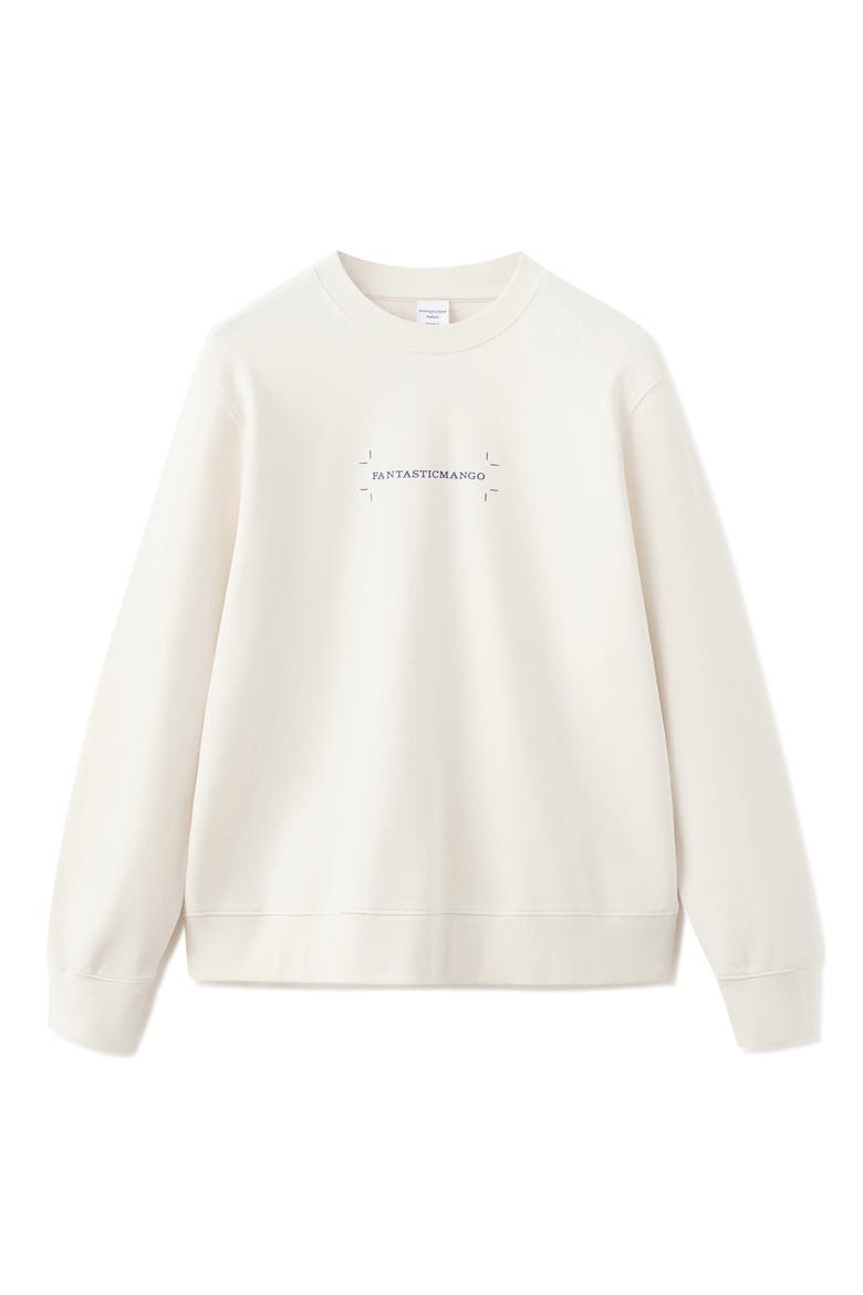 x Fantastic Man Logo Graphic Sweatshirt, Alternate, color, OFF WHITE