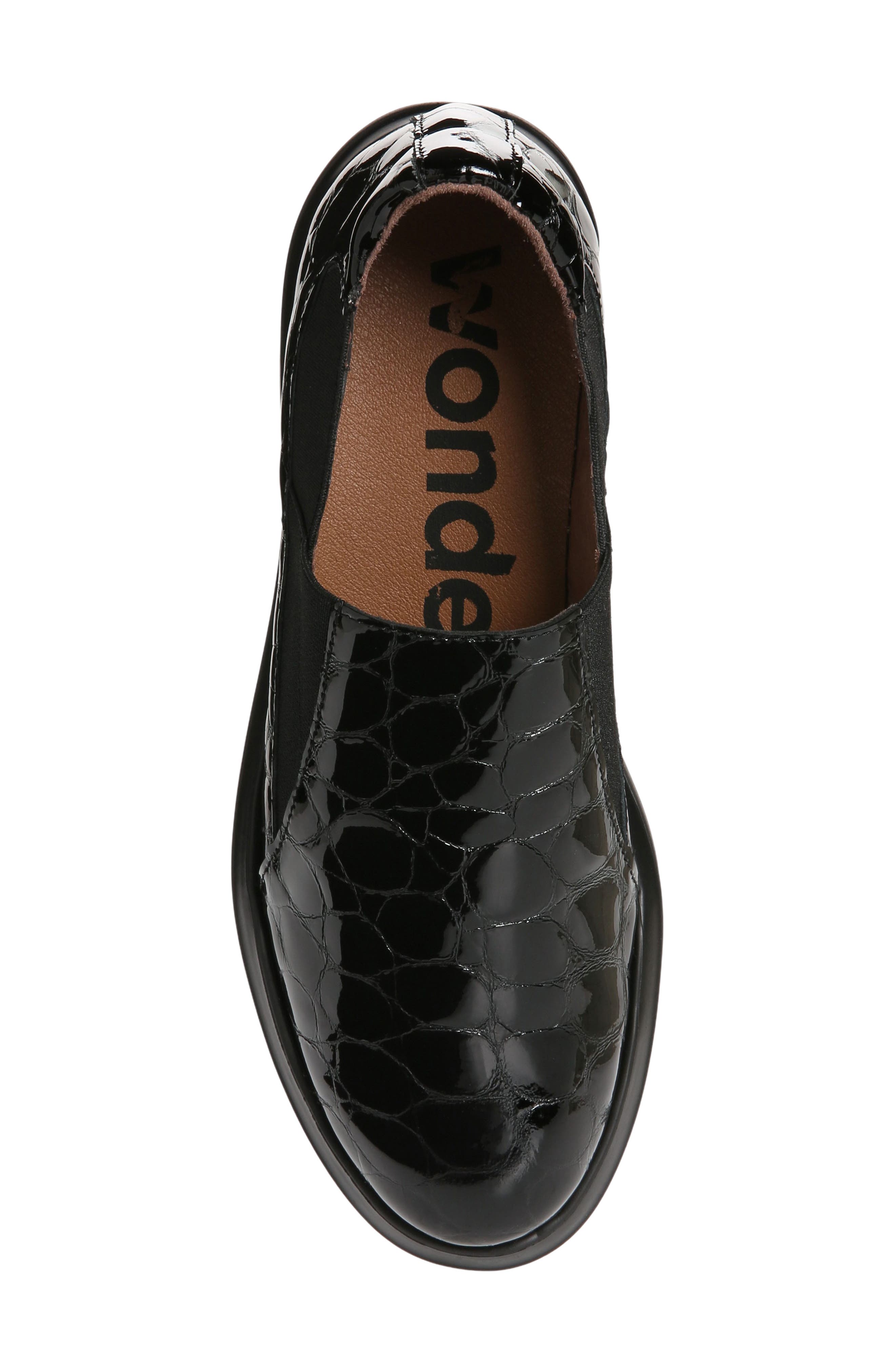 Wonders Twin Gore Platform Loafer, Alternate, color, 