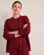 Haven Well Within Organic Cotton Shaker Stitch Cardigan