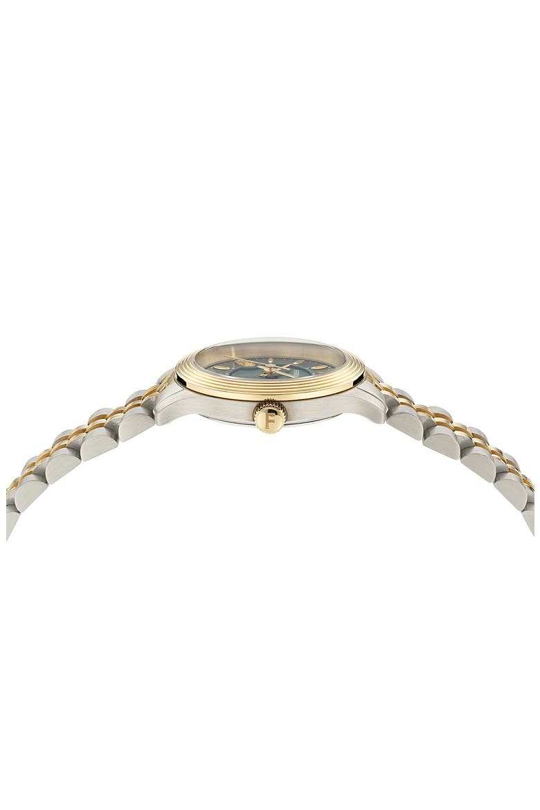Duo Two-Tone Bracelet Watch, 28mm, Alternate, color, TWO TONE