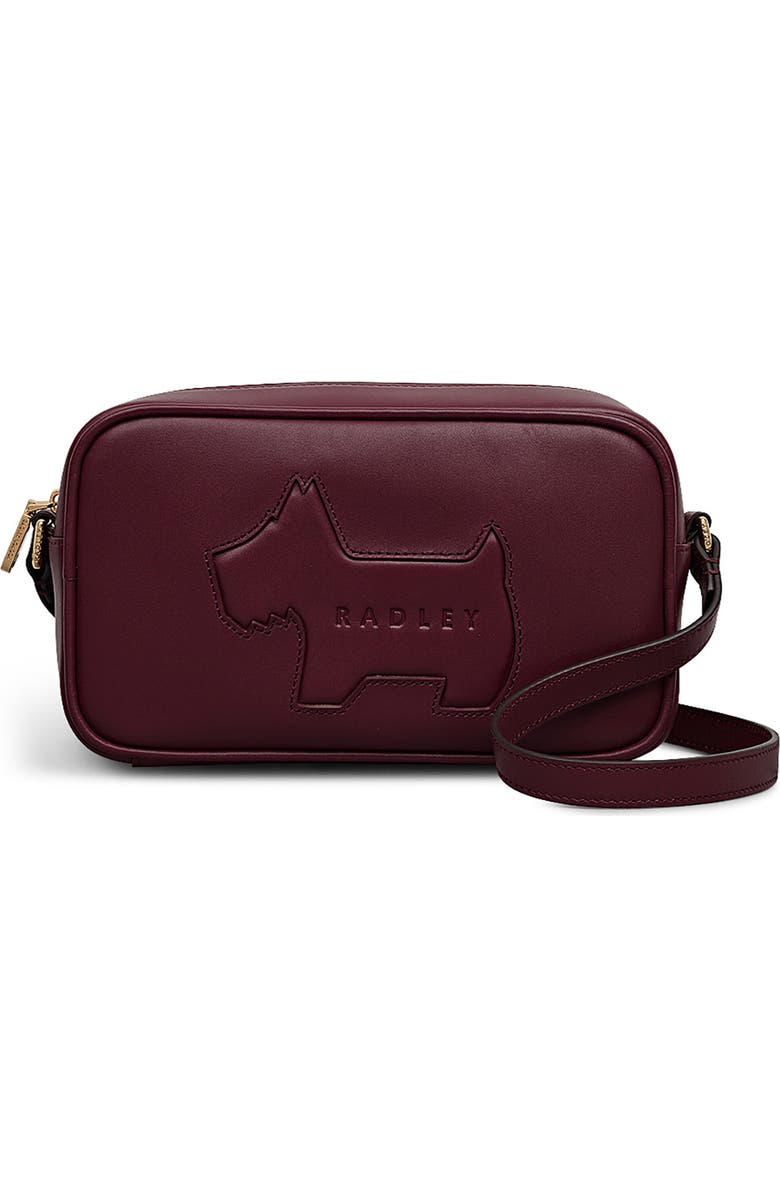 Radley Small Hadley Lane Crossbody Bag, Main, color, Dark Cherry