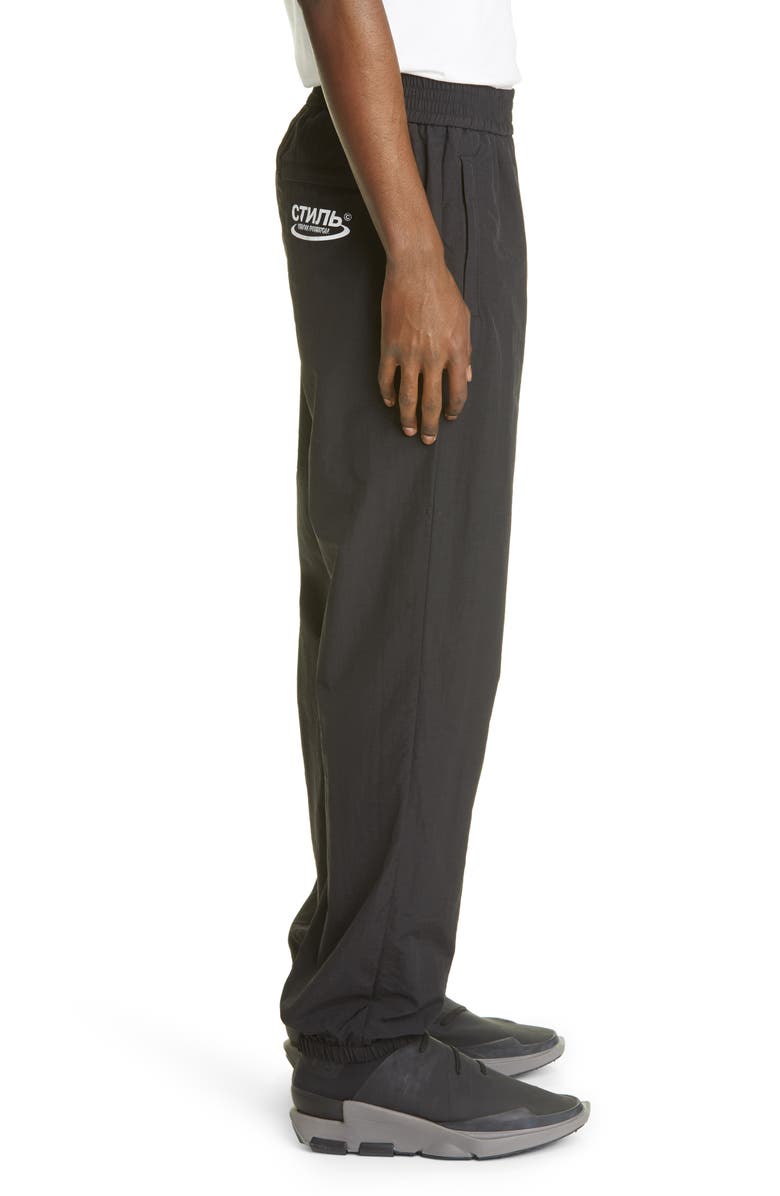 Heron Preston CTNMB Halo Nylon Track Pants, Alternate, color, 