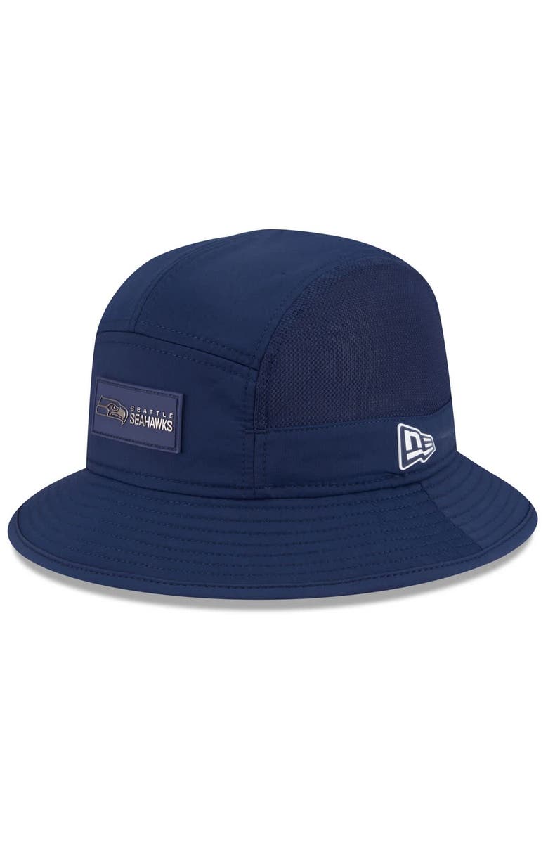New Era Men's New Era College Navy Seattle Seahawks 2025 Sideline  Bucket Hat, Main, color, College Navy